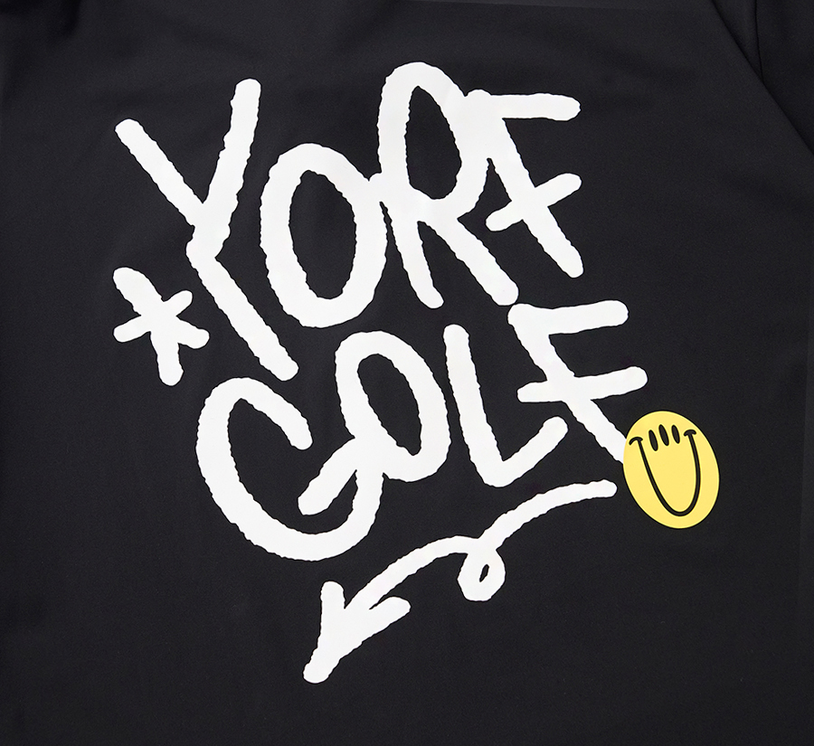 【YORF GOLF】 YORF M PK SHIRTS CLUB / 追跡付 YORF M PK SHIRTS CLUB BLACK - YORF GOLF